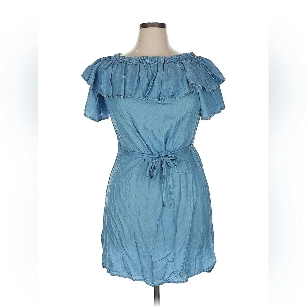 Rachel Rachel Roy Off-The-Shoulder Chambray Dress – XL – NWT – $102 Retail